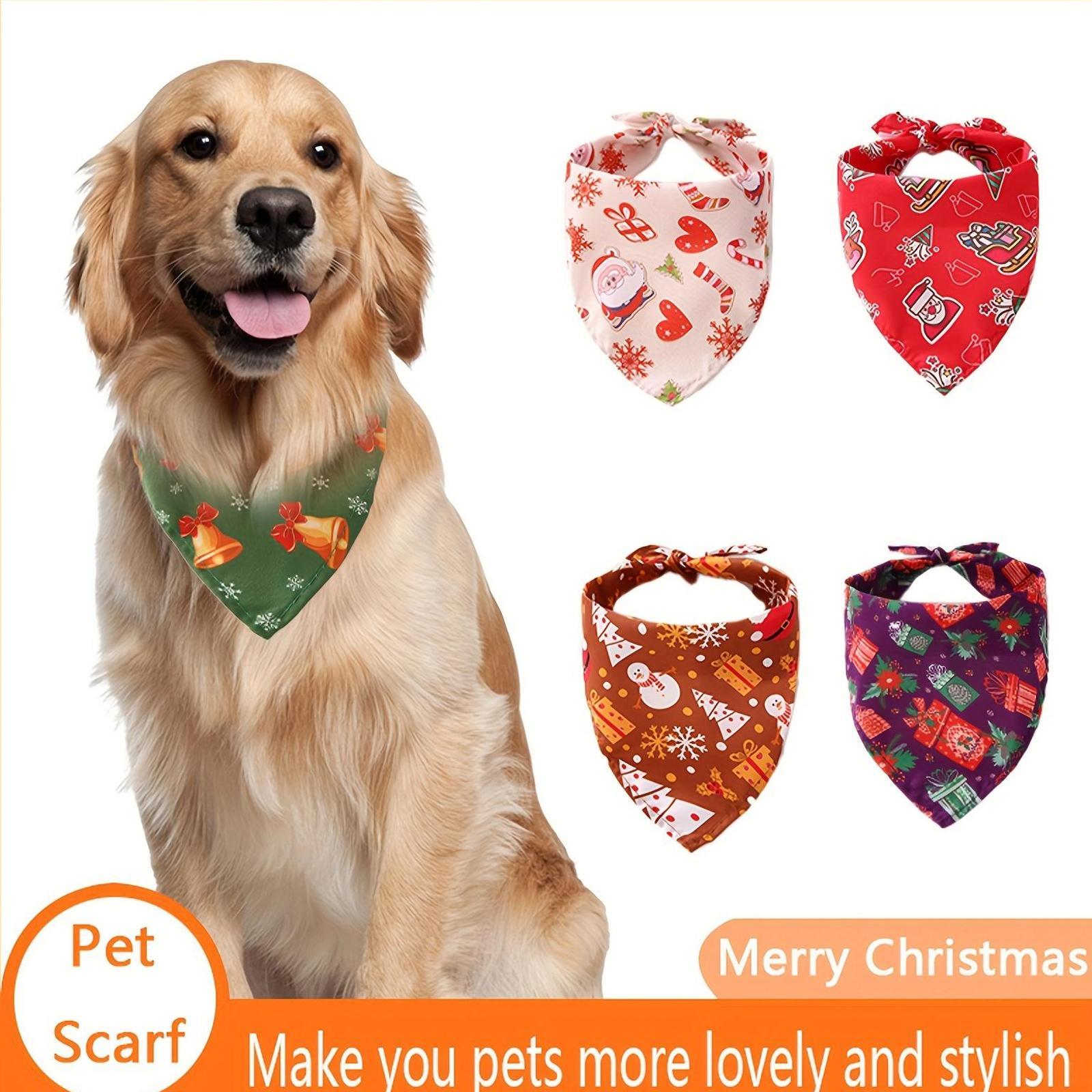 Christmas handkerchiefs for dogs best sale