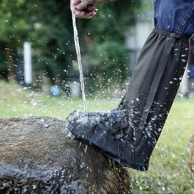 

Couvre-Chaussures Étanches, Bottes de Pluie en PVC pour Sports Extérieurs et Cyclisme, Style Rétro, Faciles à Nettoyer