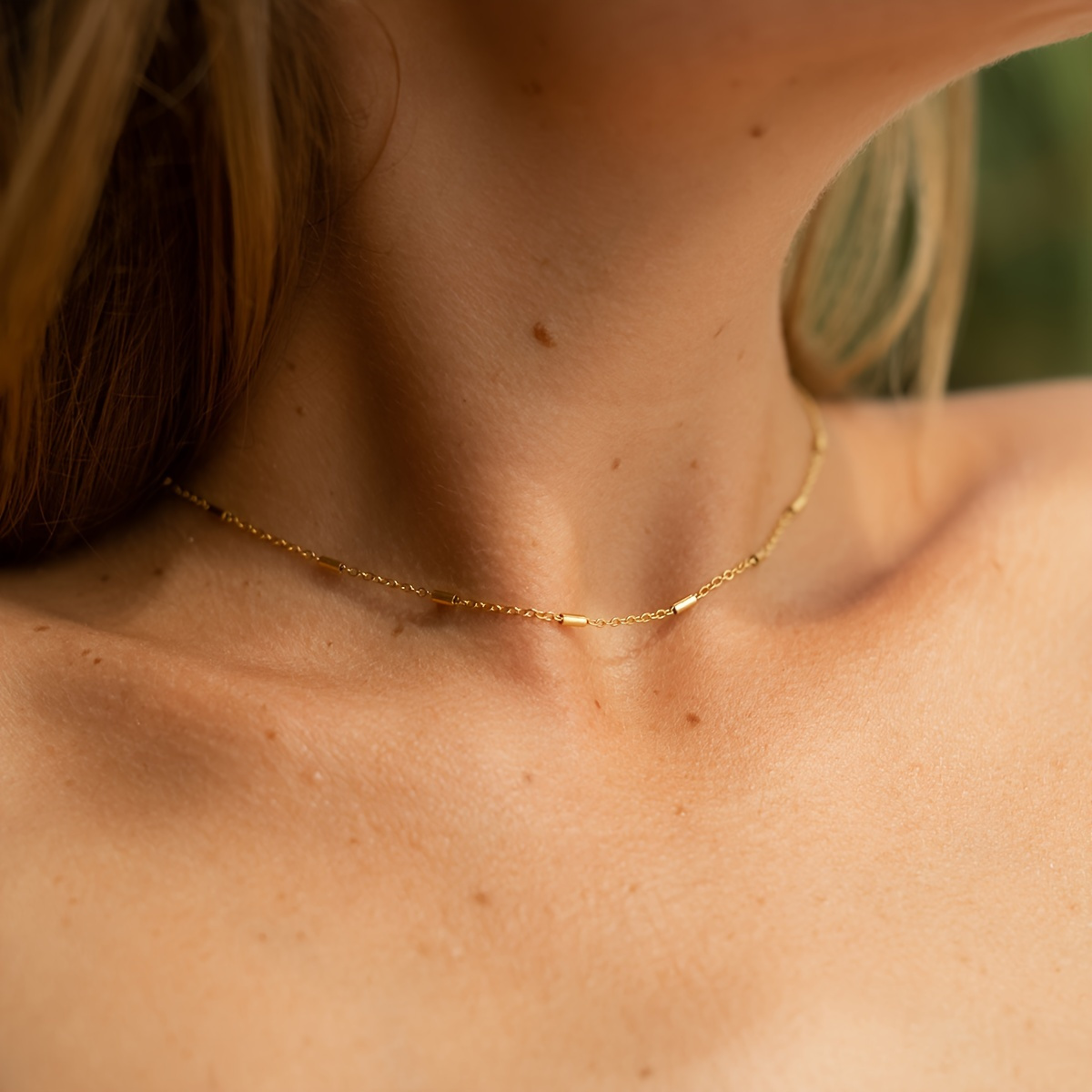 Women' Steel Necklace, Water Pipe Chain Suitable For Daily Wear
