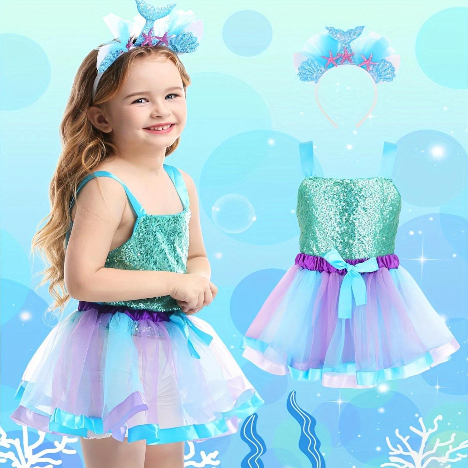 strapless open back dress Dress Up Set for Girls, Princess Clothes for Little Girls, 9 Piece Set –  Dime and Nickel main image 0