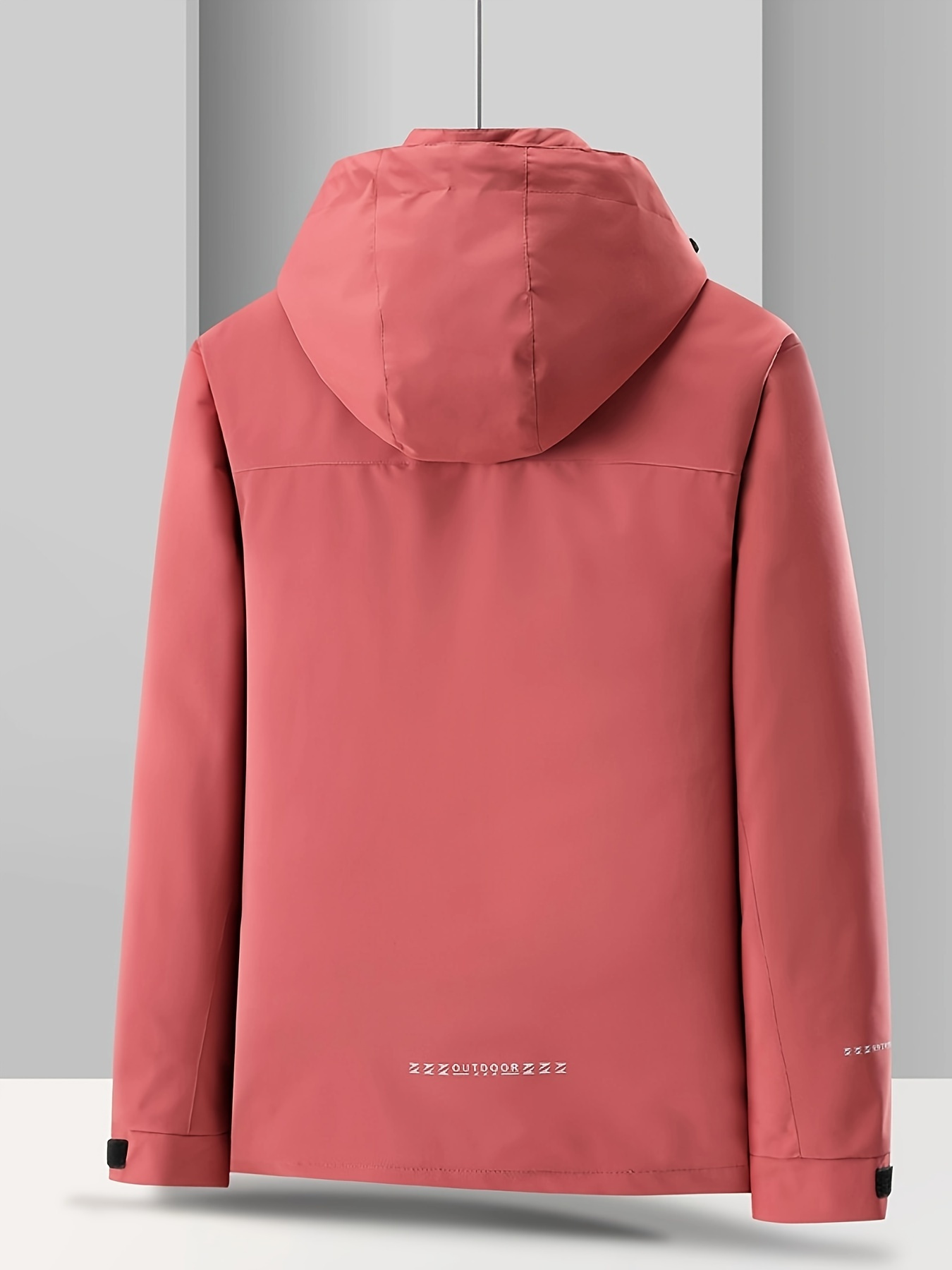 womens autumn and winter outdoor 3 in 1 windproof jacket with detachable inner layer hooded ski coat brick red 1