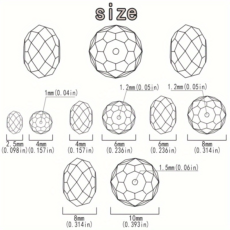 110/80/60pcs 4/6/8mm Austrian Crystal Glowing Boutique Glass With Hole Super Glitter Loose Beads For Jewelry Making DlY Handmade Special Bracelet Necklace Craft Supplies