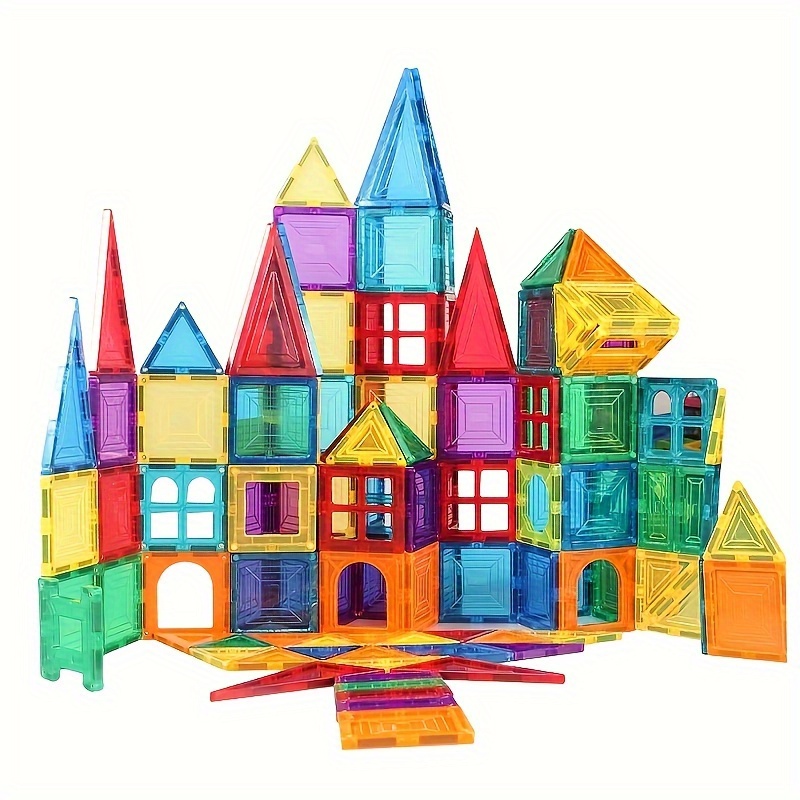 magnetic 3d building blocks set colorful construction playboards for   boys girls ideal christmas new year gift best for christmas