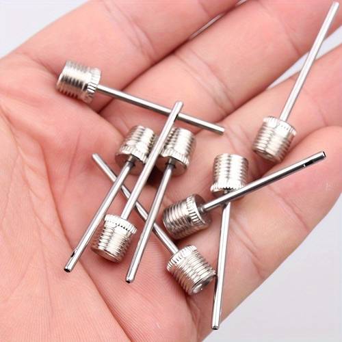 10 stainless steel inflatable needles suitable for football basketball and air pump parts color
