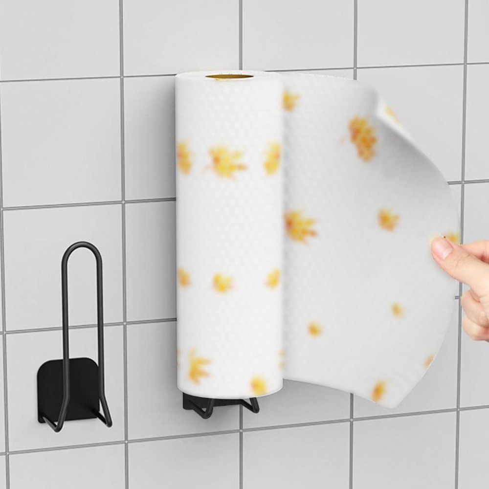 

Porte-Serviettes en en Acier Inoxydable à Motif - Distributeur pour Cuisine & Salle de Bain