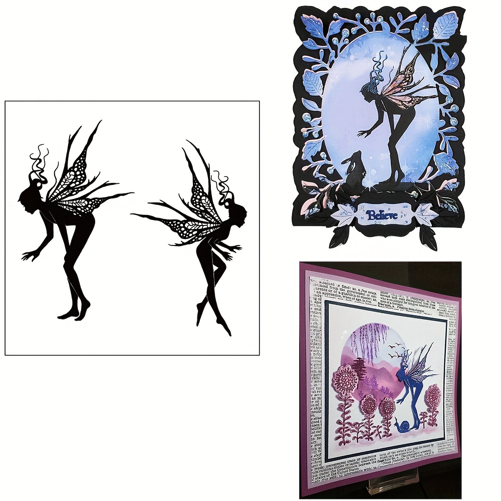   fairy clear stamp   diy scrapbooking and card making silicone stamps for diy craft album paper cards art decoration supplies