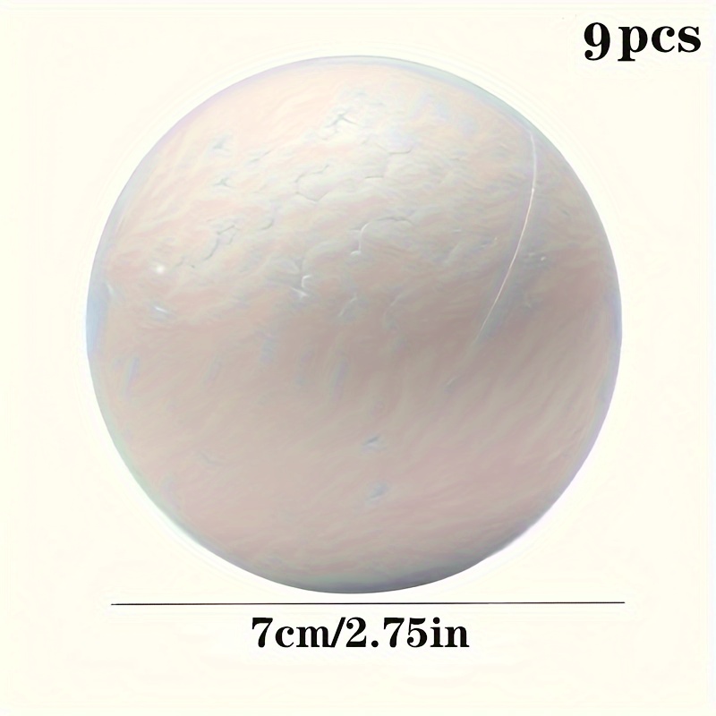 TEMU Set da 9/16 palline di schiuma da 7 cm/2,75 pollici, in materiale polistirene, adatte per progetti fai da te, arti, mestieri, casa, decorazioni