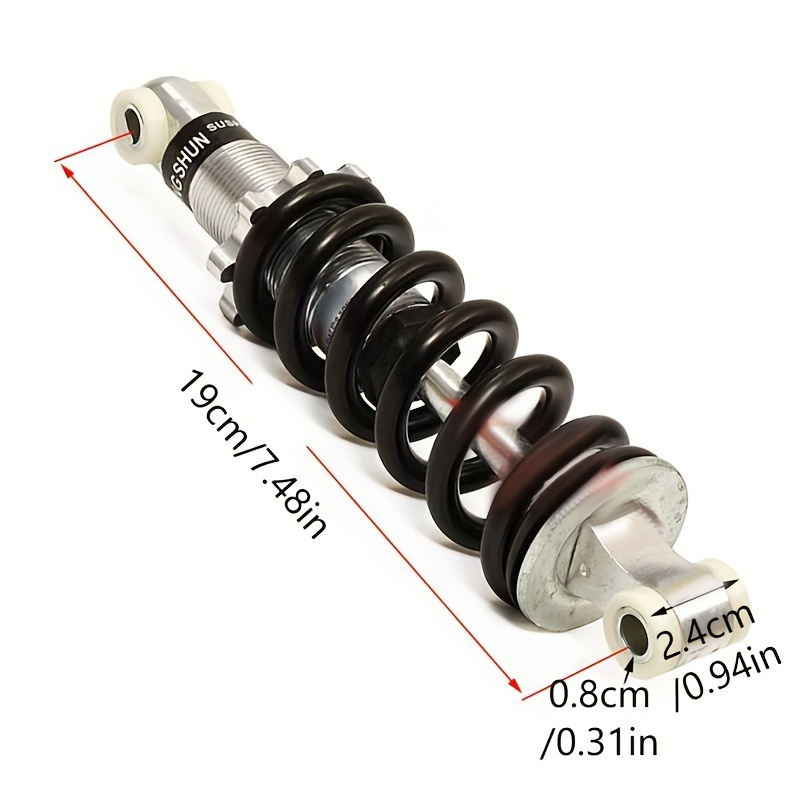  190mm 19cm shock absorber springs for motorcycles and durable metal construction details 0