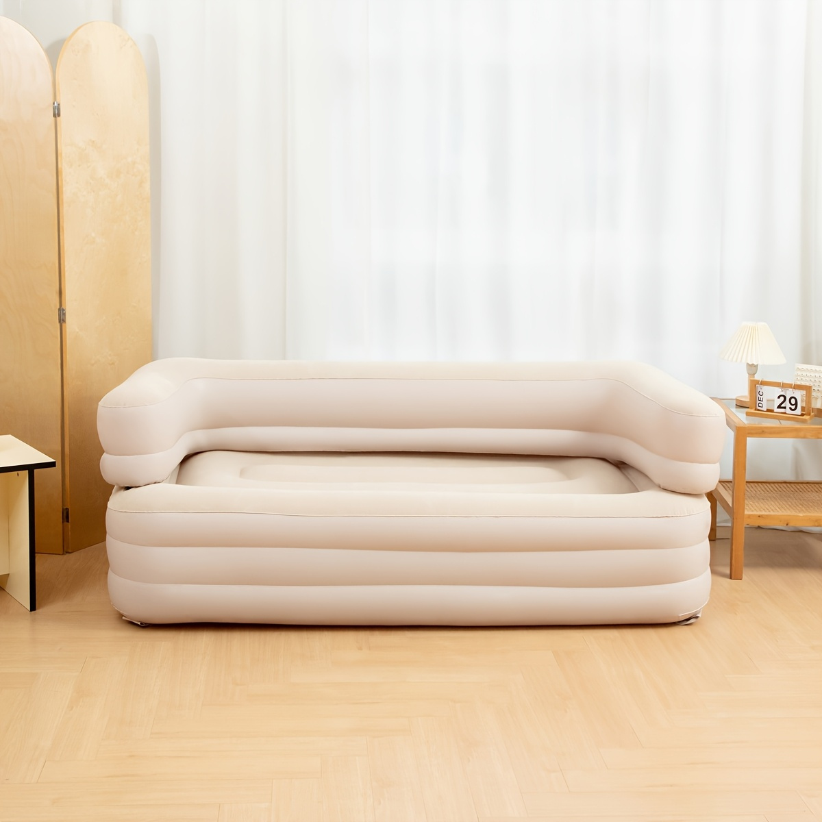 Tyenaza Aufblasbares Sofa Lila - 240x70cm Luftsofa Für Camping & Strand