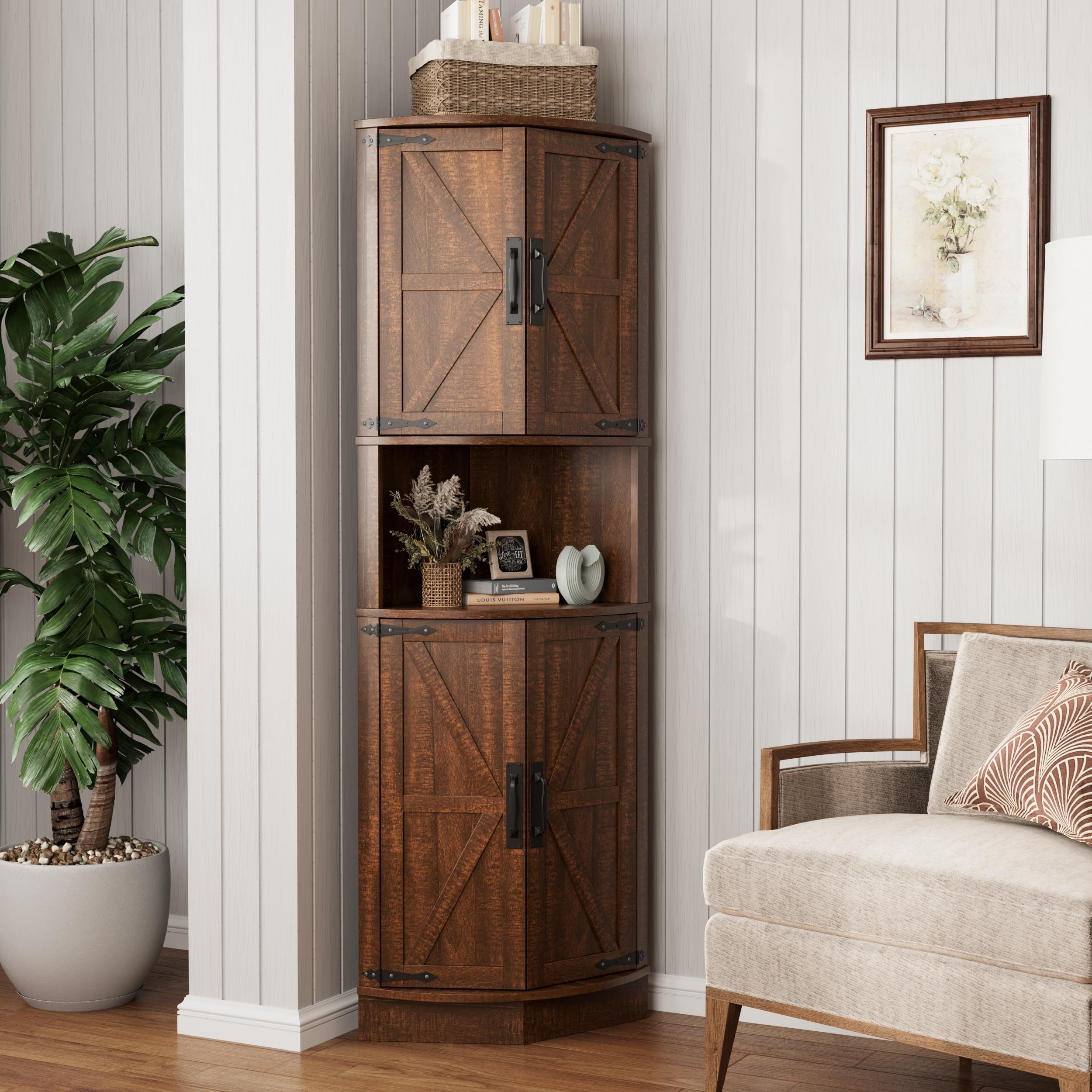 hardwood entryway cabinet with multiple compartments for   details 3