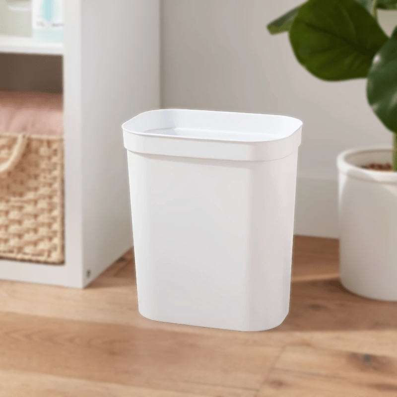 

2.5gal Waste Basket White