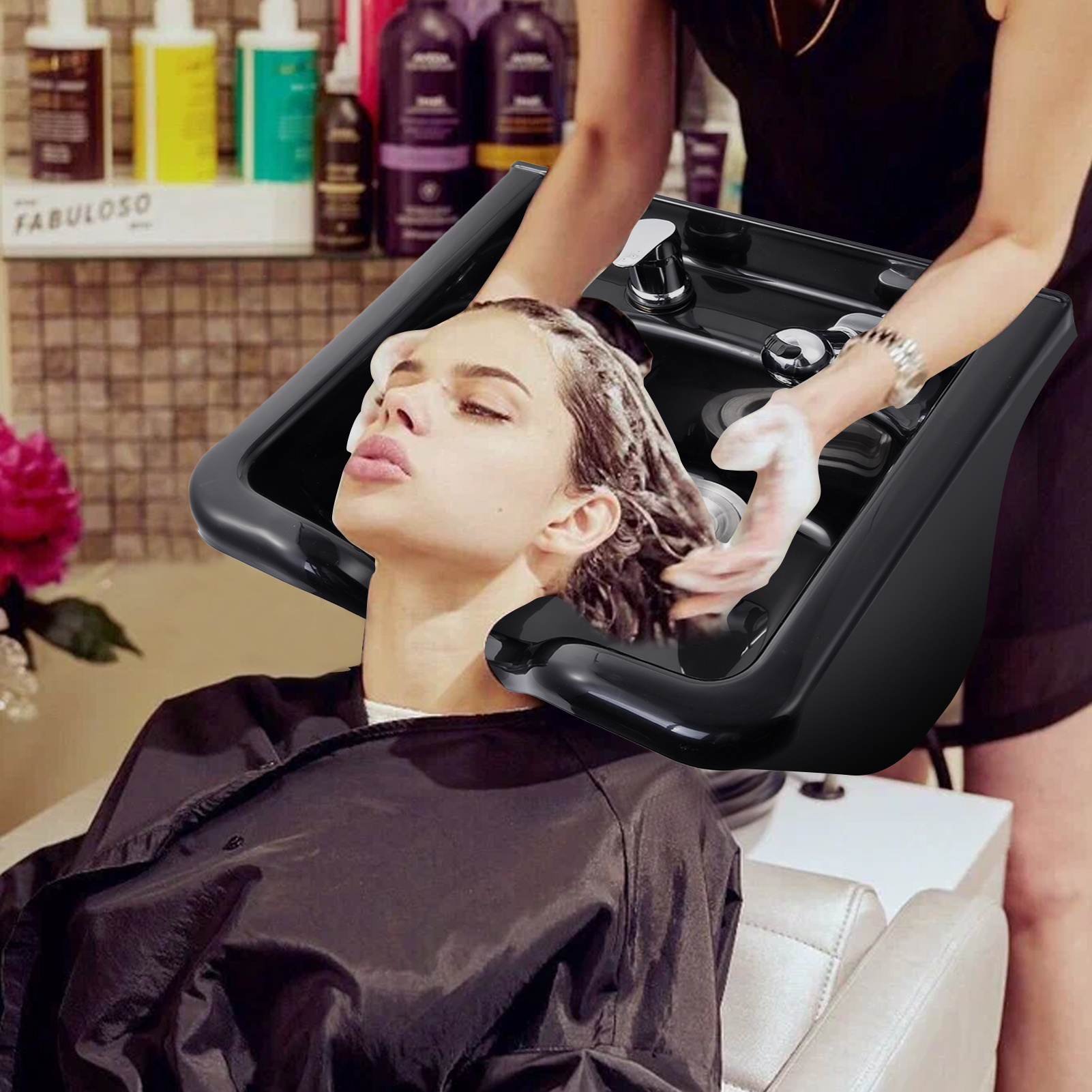 Barber Chair Salon Wash Station Salon Equipment Beauty Parlour