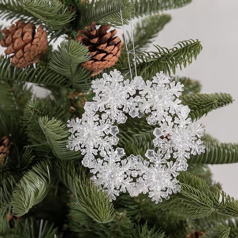 

10pcs Acrylic Ornaments - Transparent, Christmas, Weddings, Birthdays & Valentine's Day Decor, , Universal
