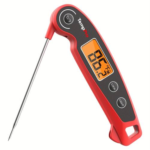 f05 digital meat thermometer for cooking with motion sensing food thermometer for kitchen bbq oil grill candy thermometer