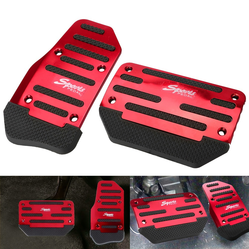 NERV Automatic Transmission Pedal Foot Pedals Rest Plate Kits Anti-Slip Pedal Gas and Brake Pedal Pad Cover Car Accessor | Philippines