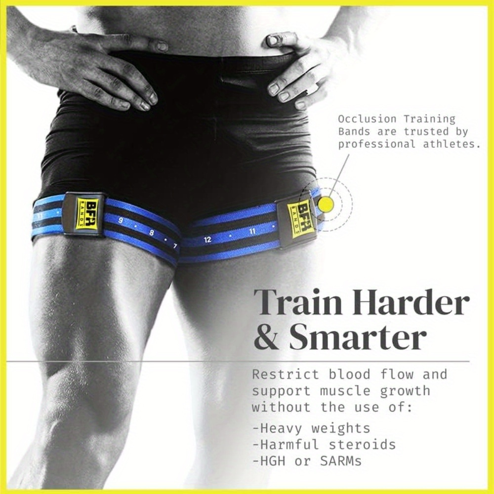 BFR Bands for Enhanced Muscle Growth, Blood Flow Restriction Training