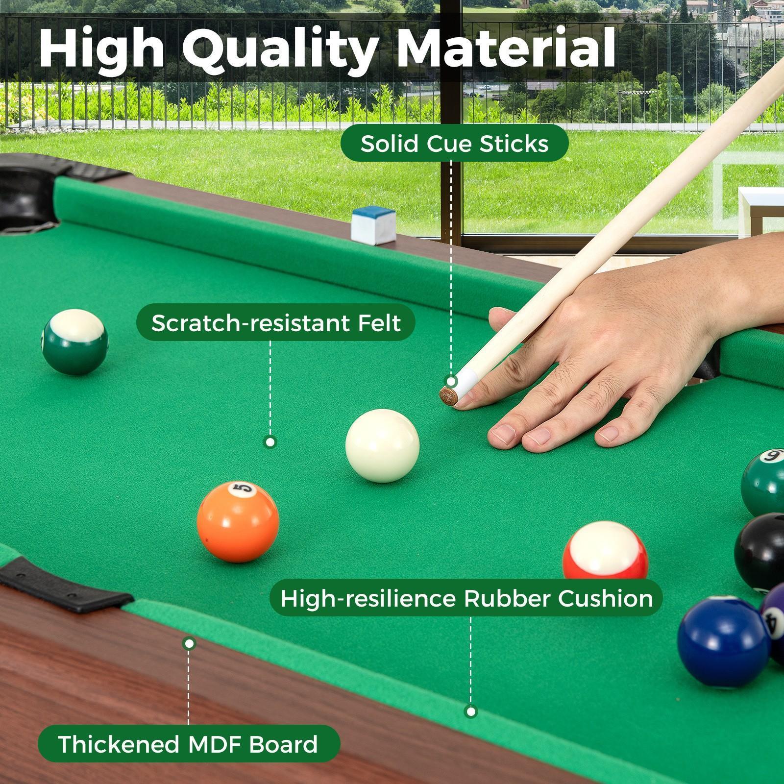 GOFLAME Pool Table with Full Set of Accessories