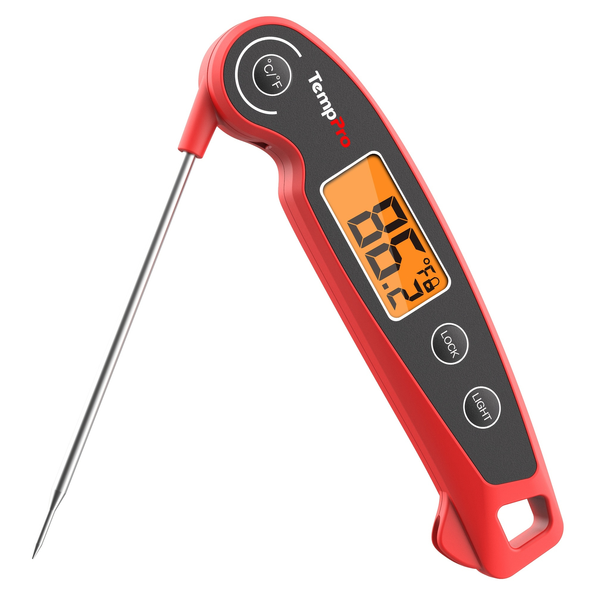   f05 digital meat thermometer for cooking with motion sensing food thermometer for kitchen bbq oil grill   candy thermometer
