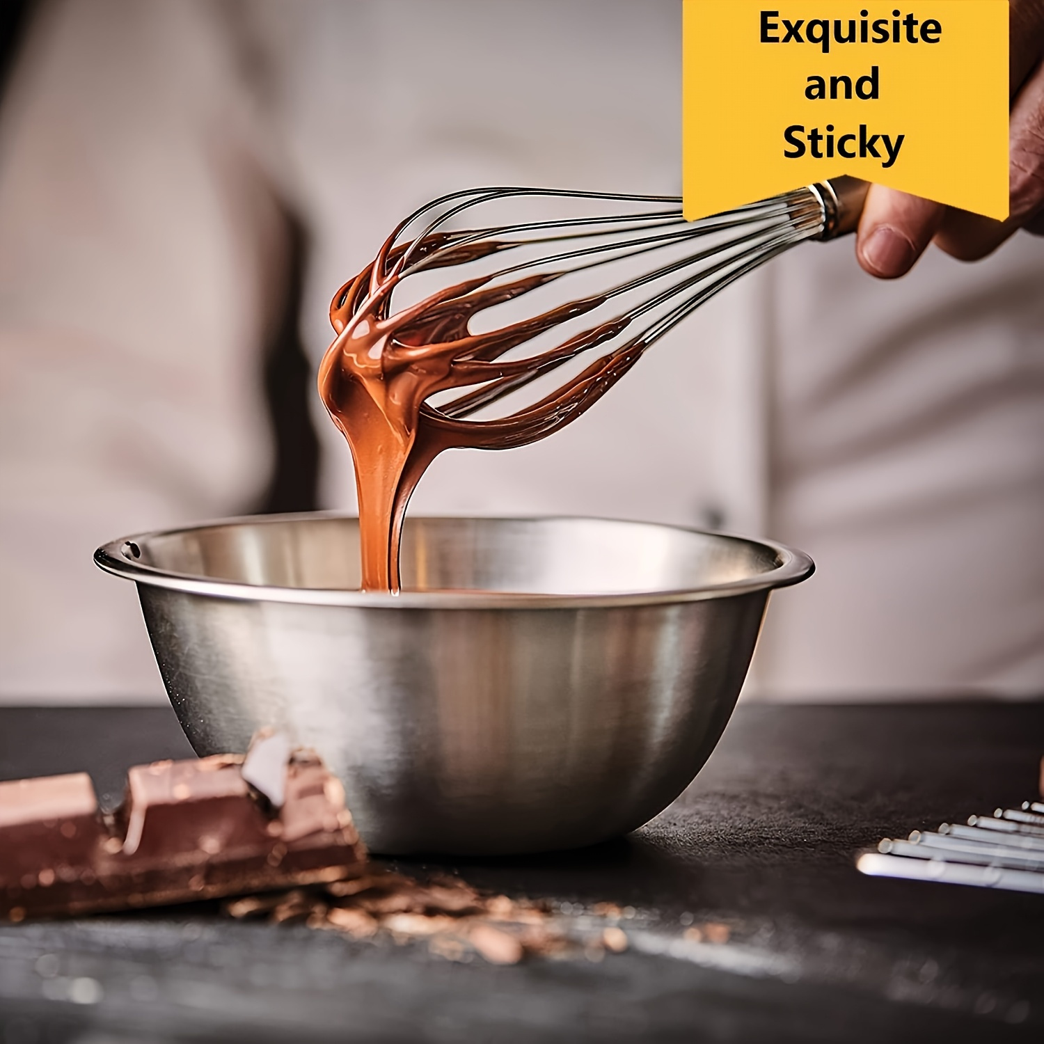 Conjunto de 3 Peças de Batedores de Aço Inoxidável  4