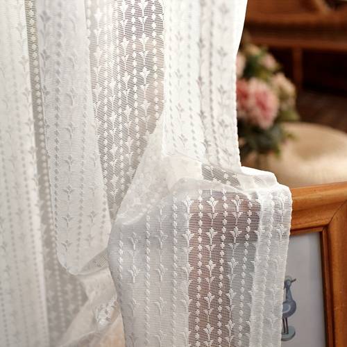 2er-set elegante koreanische -stil blumen-vorhänge - halbtransparente polyester-gardinen mit ösen zum einfachen aufhängen, für schlafzimmer- & wohnzimmerdekor, maschinenwaschbar, schlafzimmerdekor-vorhäng eitgenössische fensterdekoration|polyester-vorhänge