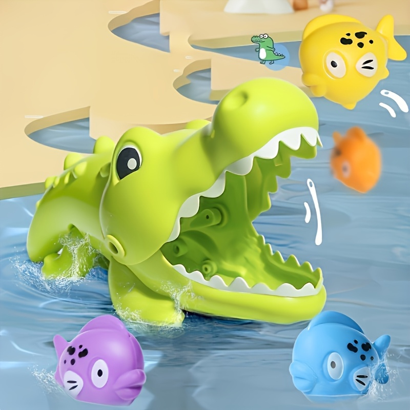 Kids Crocodile Bath Toy for Ages 18 Months +