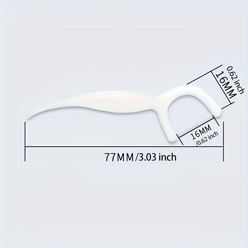 Polymer and smooth floss rods one-time toothpick floss portable dental floss box of dental floss floss thread