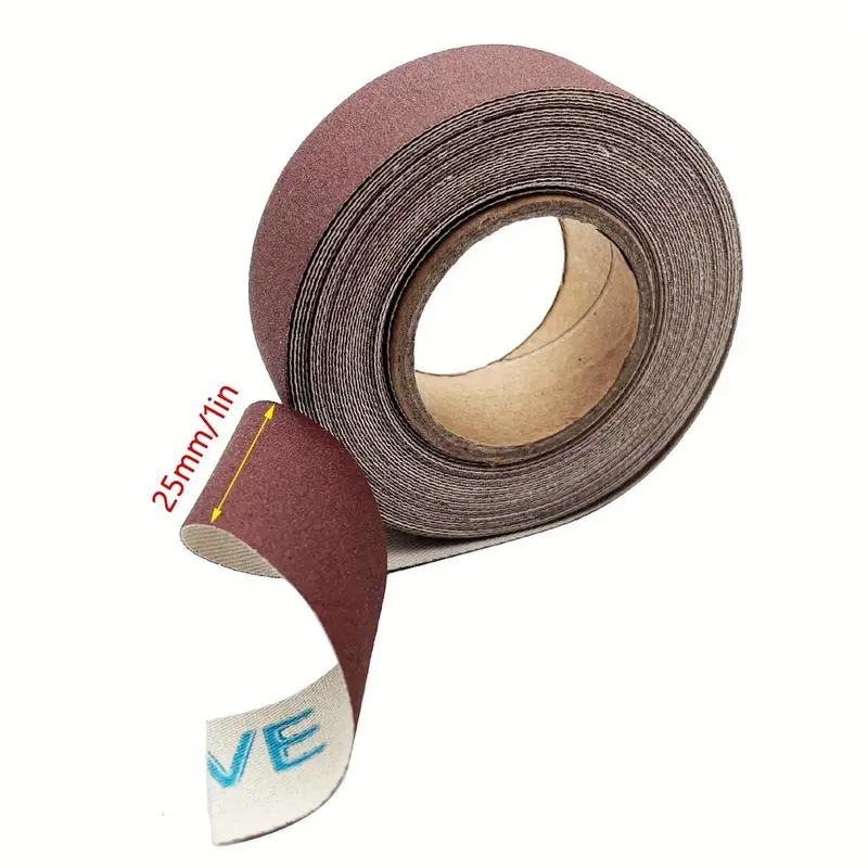 Rouleau Ruban Abrasif Tissu Émeri 6 Mètres - Grain 240 Pour Polissage Et Meulage