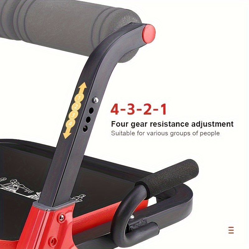 Multifunctional Abdominal Trainer, 6-in-1 Body Shaping Machine, 21 Exercise Functions, Home Use Abdominal Muscle Training and Abdominal Fat Reduction Fitness Equipment, Abdominal Toning and Waist Slimming Exercise for Men and Women
