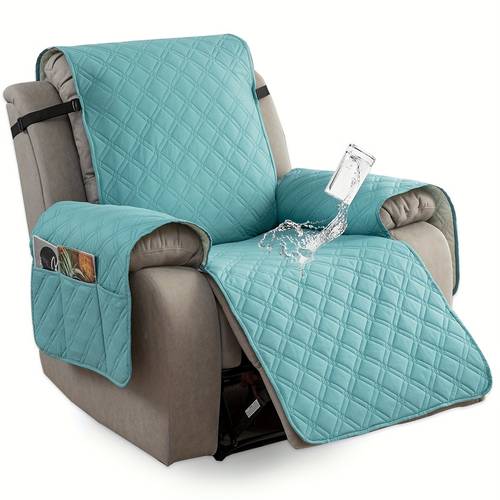 1pc 100 waterproof recliner chair cover recliner chair covers for reclining chair non slip fabric recliner couch cover for living room for pets protector washable recliner slipcovers room decor 23 28 recliner chair