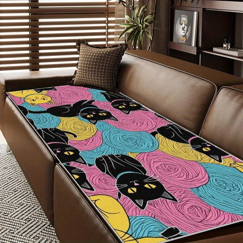 2pcs cat paw sofa cushion cover, pet friendly fabric protective