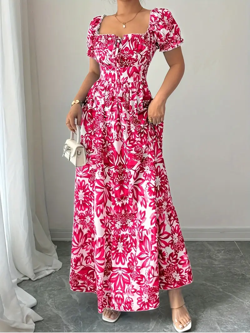 smock top dress Cute Maxi, Midi &b Mini Dresses This stunning womens dress features a feminine silhouette with a smocked bodice Open Neck Smock Dress