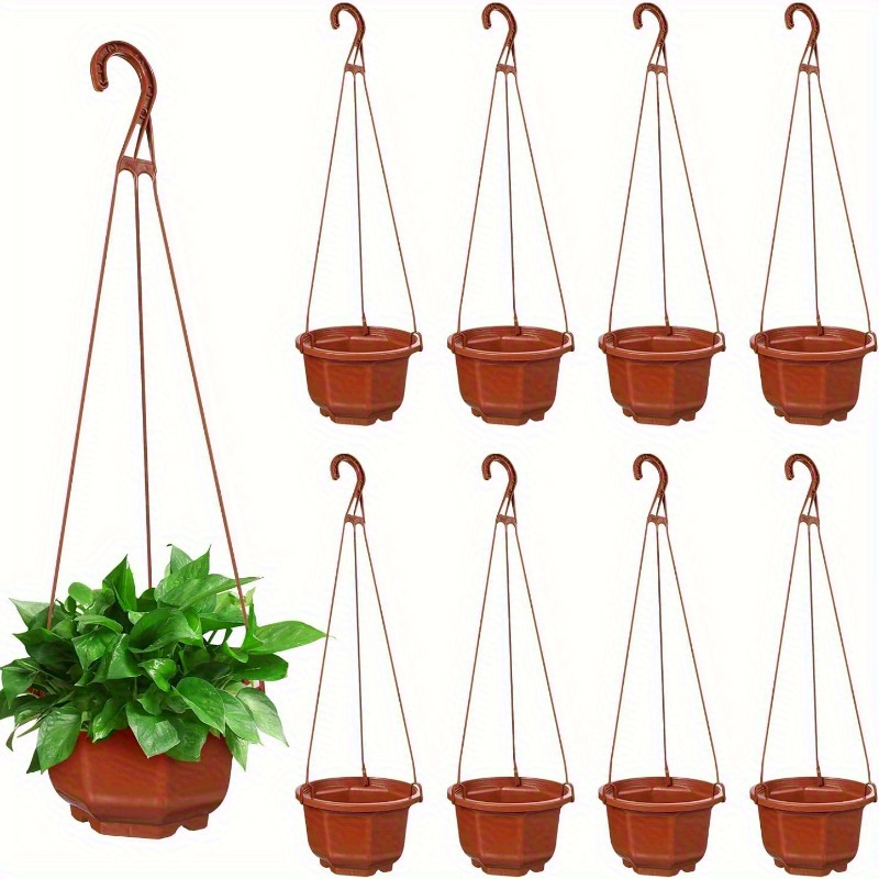 5pcs plastic hanging planters spider plant pots - Temu Mauritius