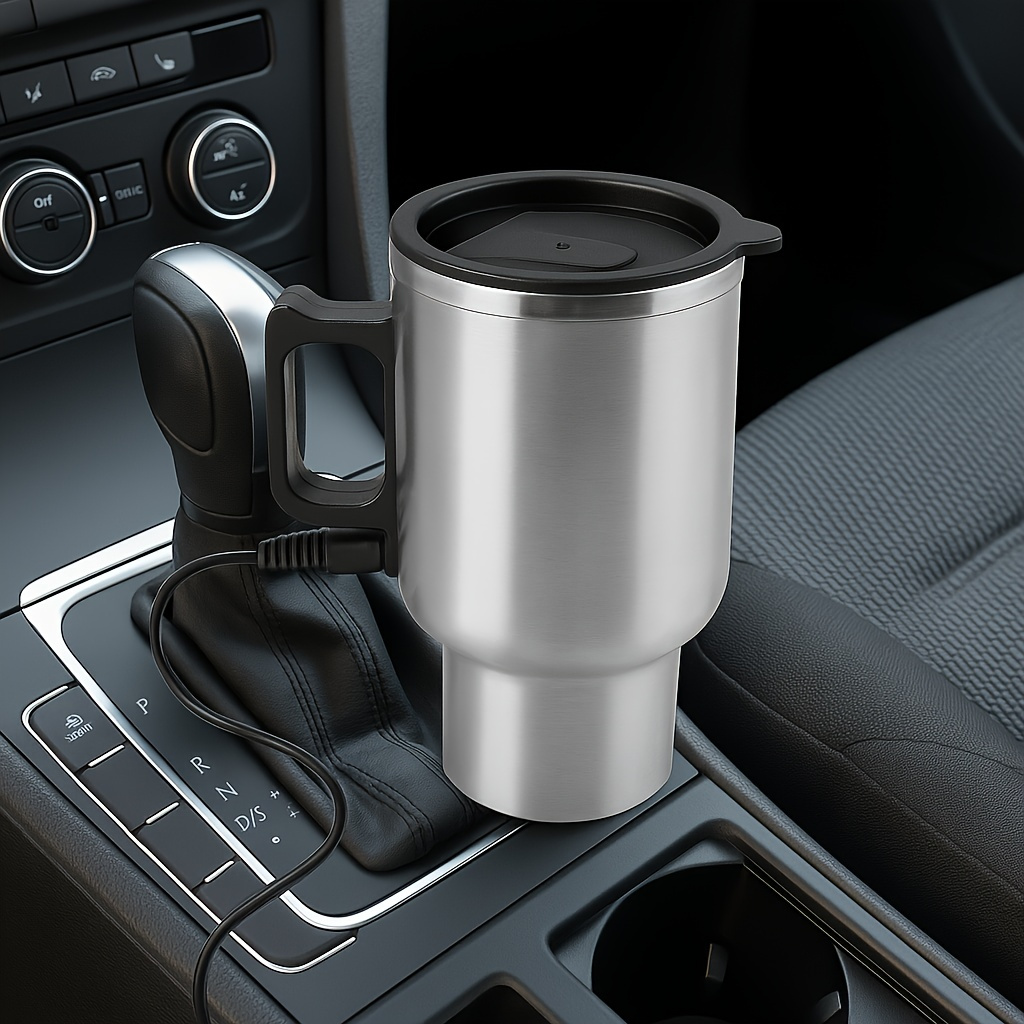 all in one coffee cup OTE Vacuum Insulated Coffee Mug, Double-wall Stainless Steel Travel Tumbler With Drinking Lid, 12oz/8oz (350/220ml)