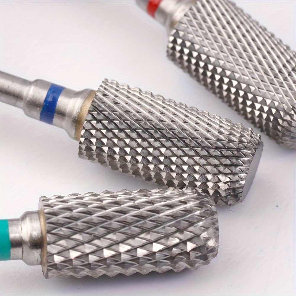 Professional Electric Nail Drill Bit, Tungsten Steel Triangular Teeth
