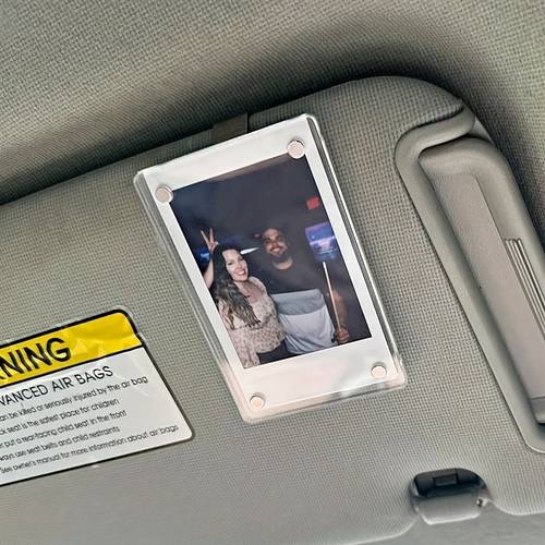 1pc of car sun visor photo pp material vehicle sun visor image valentines day gift suitable for all car models car sun visor