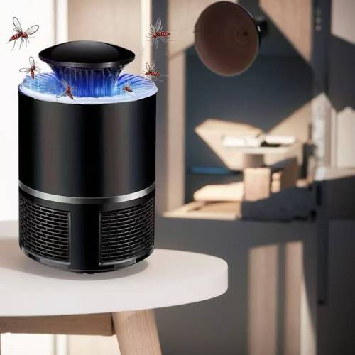 imagen del artículo dispositivo repelente de mosquitos para verano 1pc, mata insectos automático y silencioso con luminosa fotocatalítica, seguro y , energético para uso en interiores y exteriores en jardines y patios