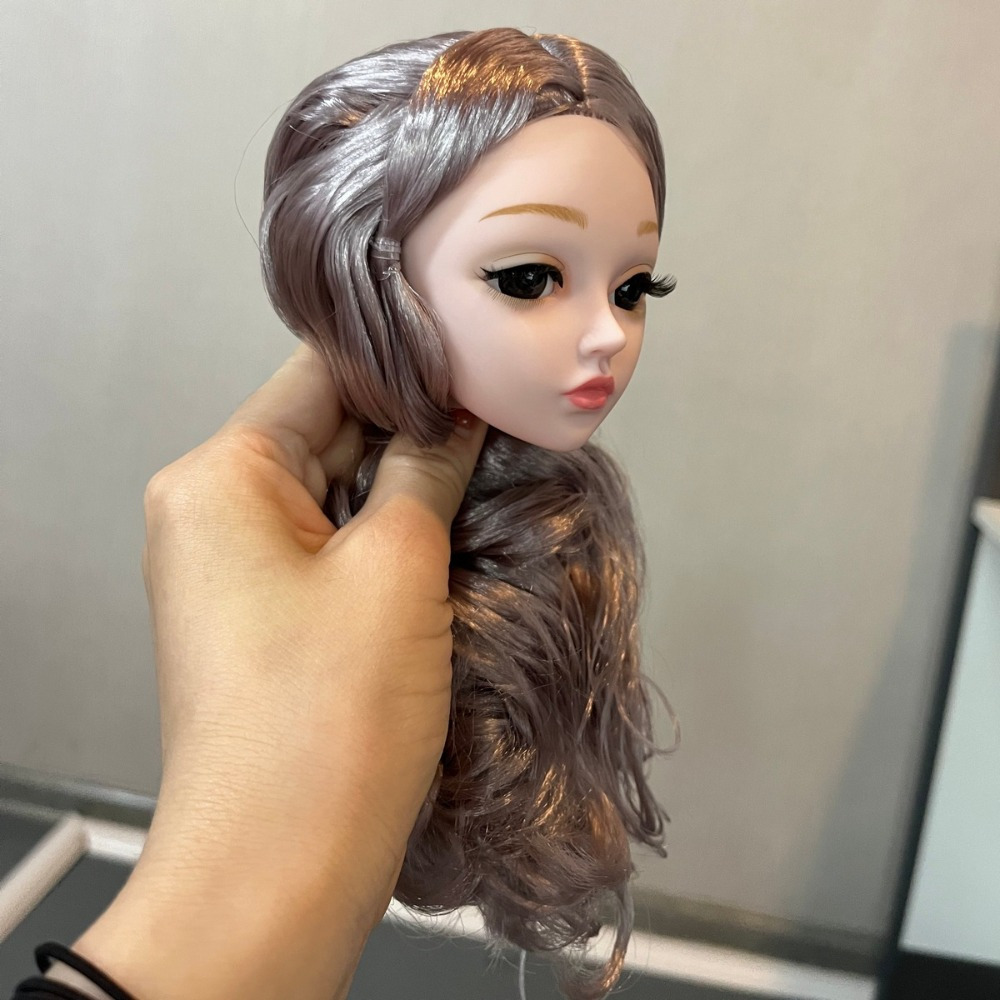 muñeca bjd 22 pulgadas pestañas 3d cabeza maniquí práctica Temu