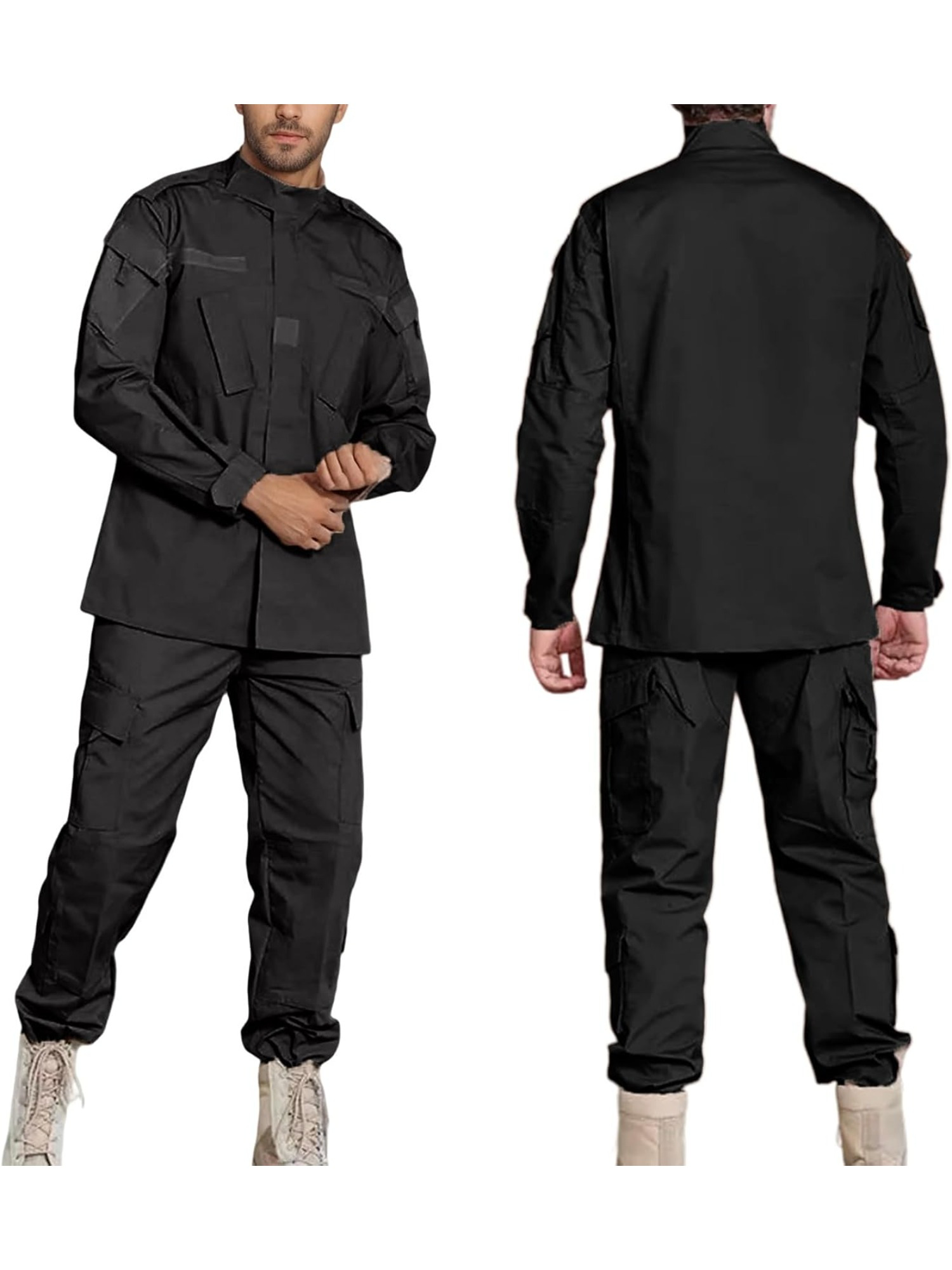 mens combat jacket pant set military