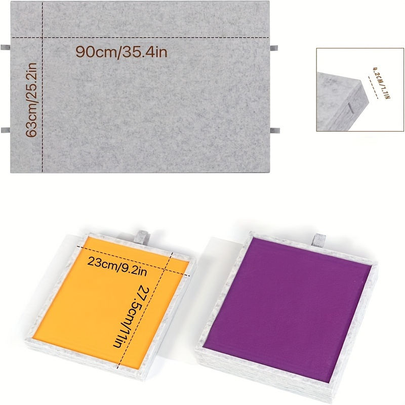 Lot De 12 Plateaux De Tri En Feutre Empilables - Parfait Pour Puzzles 1500, 2000 Ou 2500 Pièces, Ultra Pratique Et Portable !