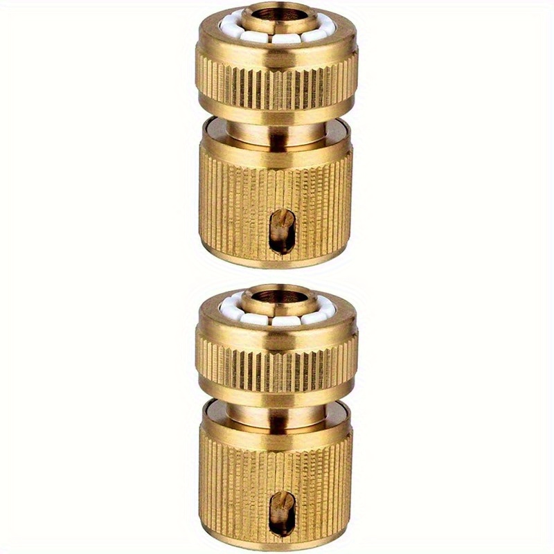 Messing Gartenschlauch Anschluss Set - 8-teilig Mit Adaptern & Dichtungen