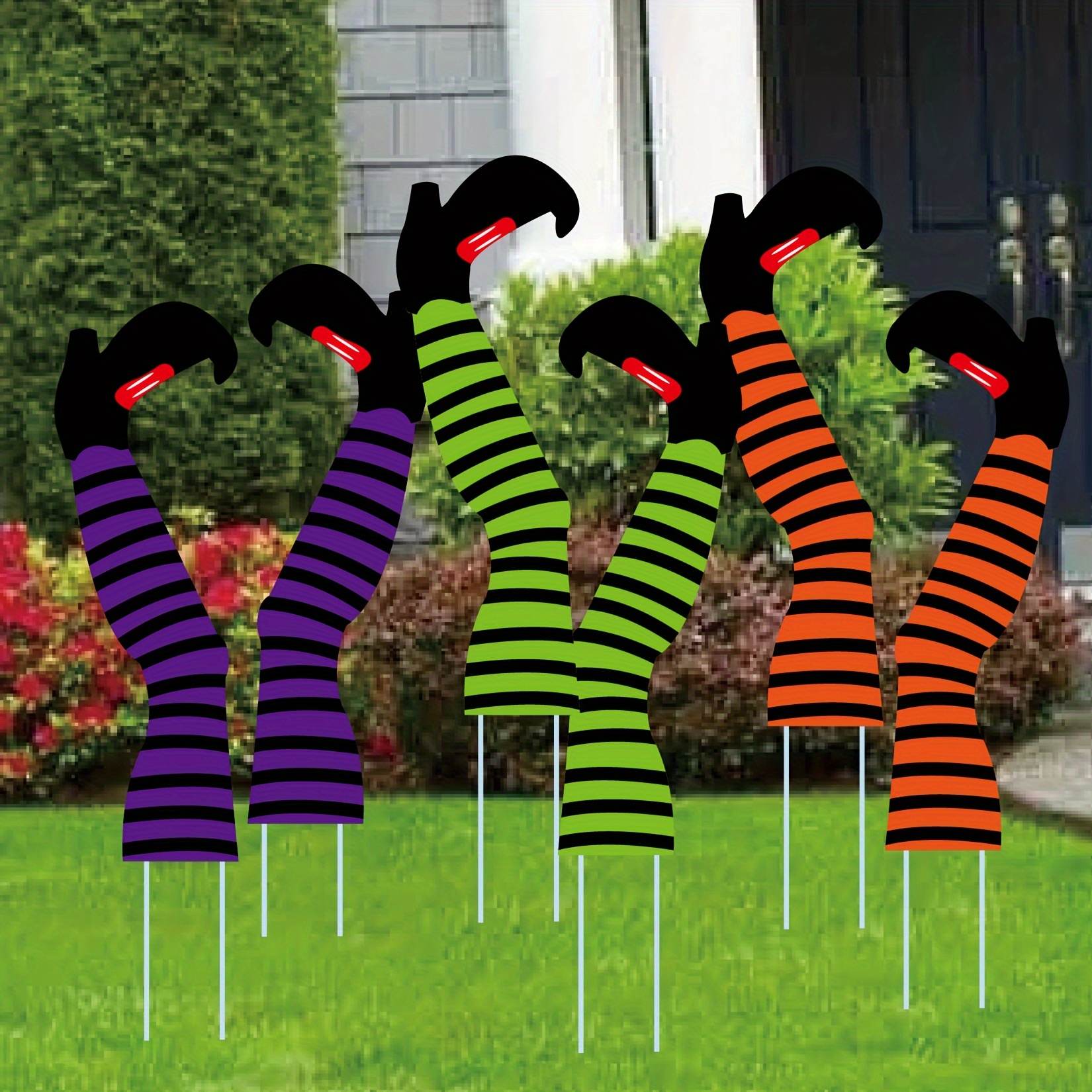 EKOREST Halloween-Gartenflagge Für Draußen – Gruselig-schöne Deko Für Vorgarten, Terrasse & Zaun