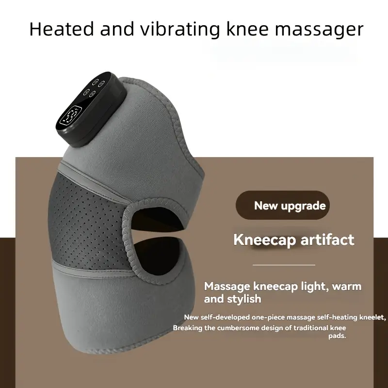 1pc Leg Vibration Massager with Knee Heating, Calf Massager, Wireless USB Charging, 3-Level * Adjustment 1pc Leg Vibration Massager with Knee Heating, Calf Massager, Wireless USB Charging, 3-Level * Adjustment