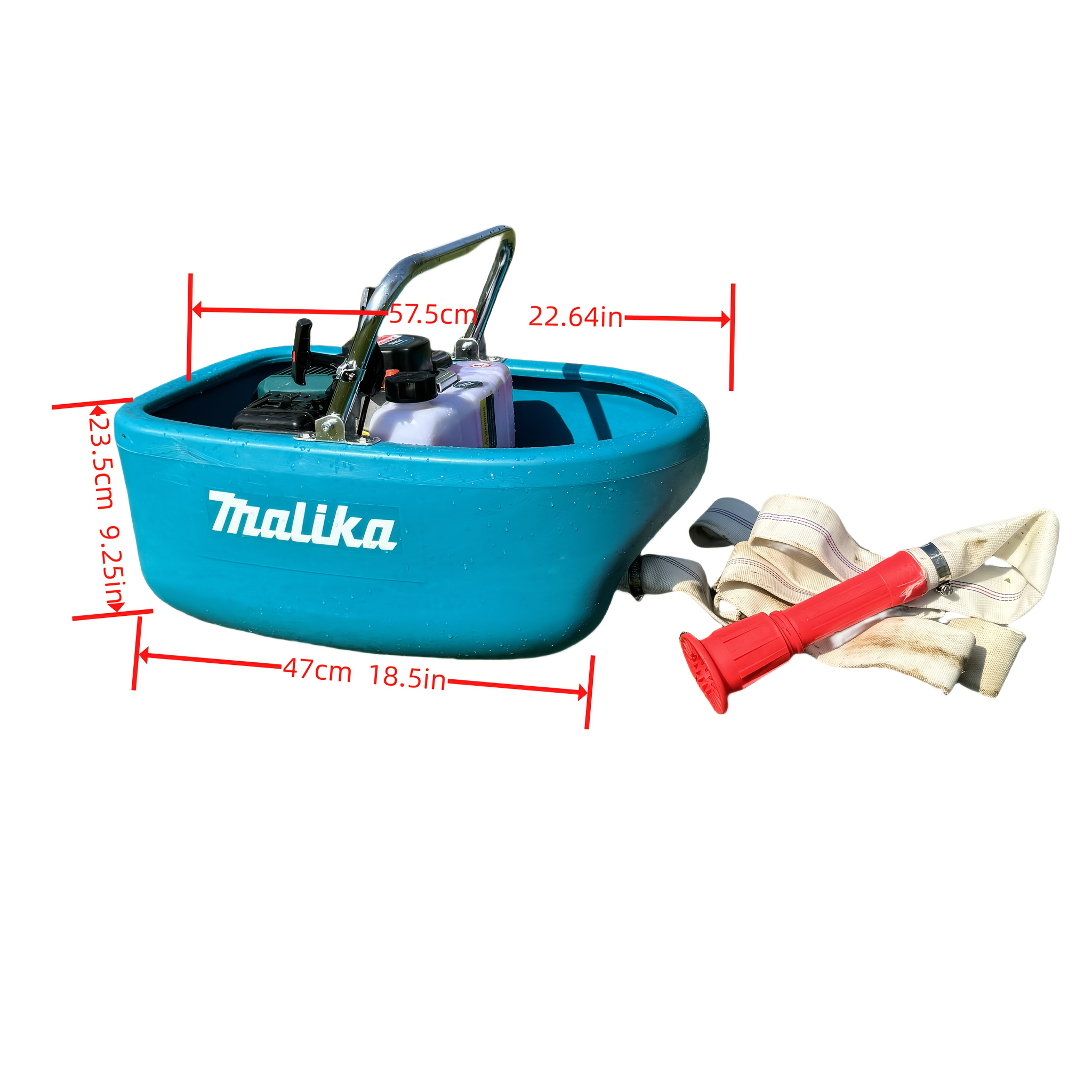 portable floating water pump with 5 meter hose gasoline powered ideal for garden irrigation and outdoor watering tasks submersible water pump Product details 5