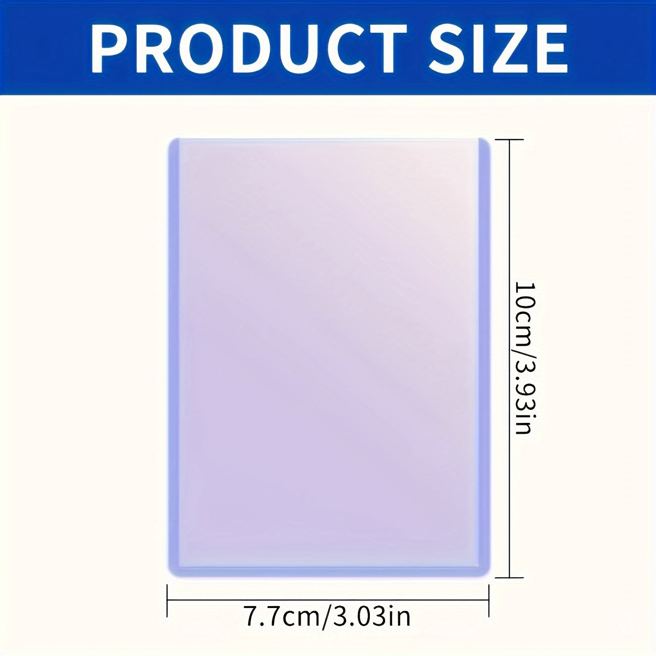 25/50-Pack Rigid Plastic Card Sleeves - 3&*;x4&*; Baseball Card Sleeves,  Durable PP Material, Suitable for Trading Cards, Sports Card Storage, ...