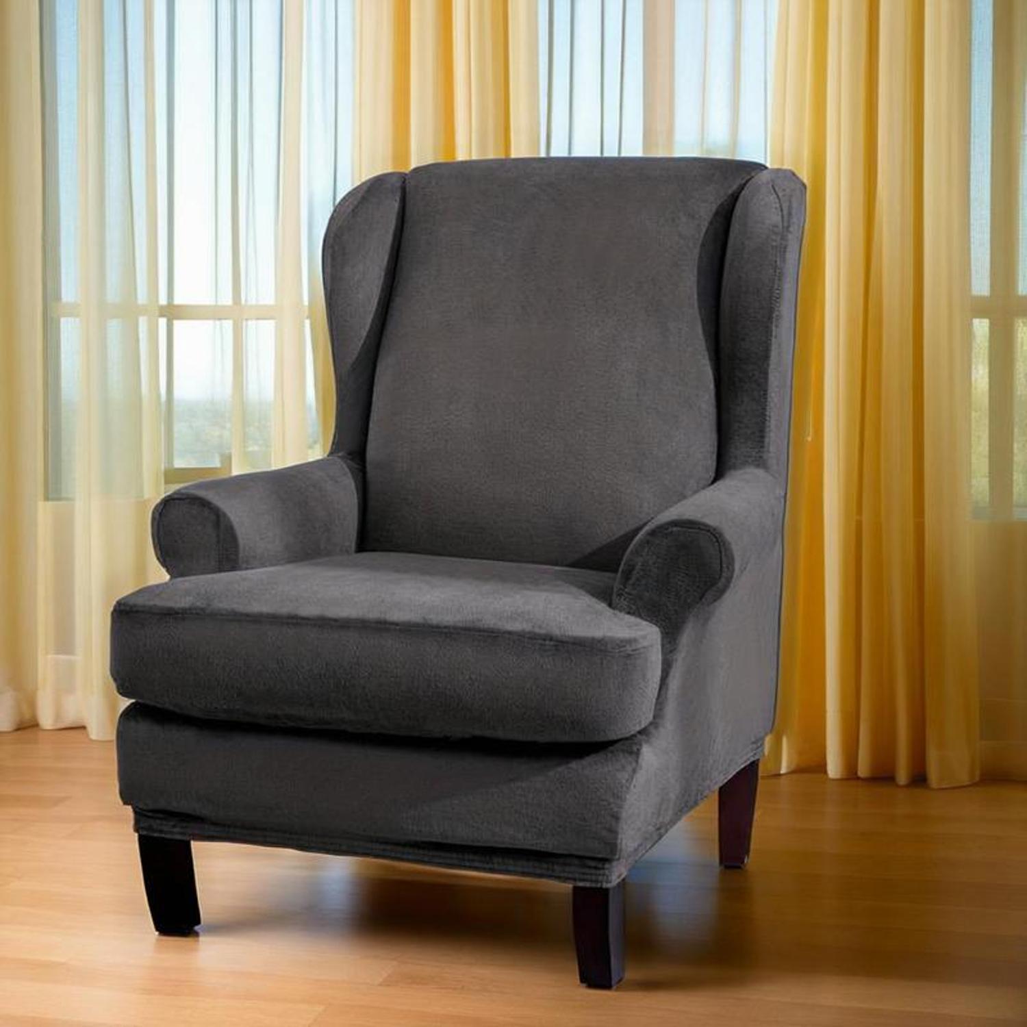 wing back chair covers sold on Temu United States