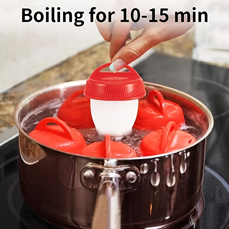 6/9 Silicone Egg Cookers: Non-Stick, Heat Resistant Boiling Cups - Easy to Use and Steam Kitchen Gadgets, Perfectly Hardened for Soft or Medium/Hardness 7 6/9 Silicone Egg Cookers: Non-Stick, Heat Resistant Boiling Cups - Easy to Use and Steam Kitchen Gadgets, Perfectly Hardened for Soft or Medium/Hardness - Image 7