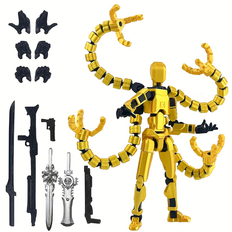 assembly completed 3d printedt13 action figure 3d printed - Temu