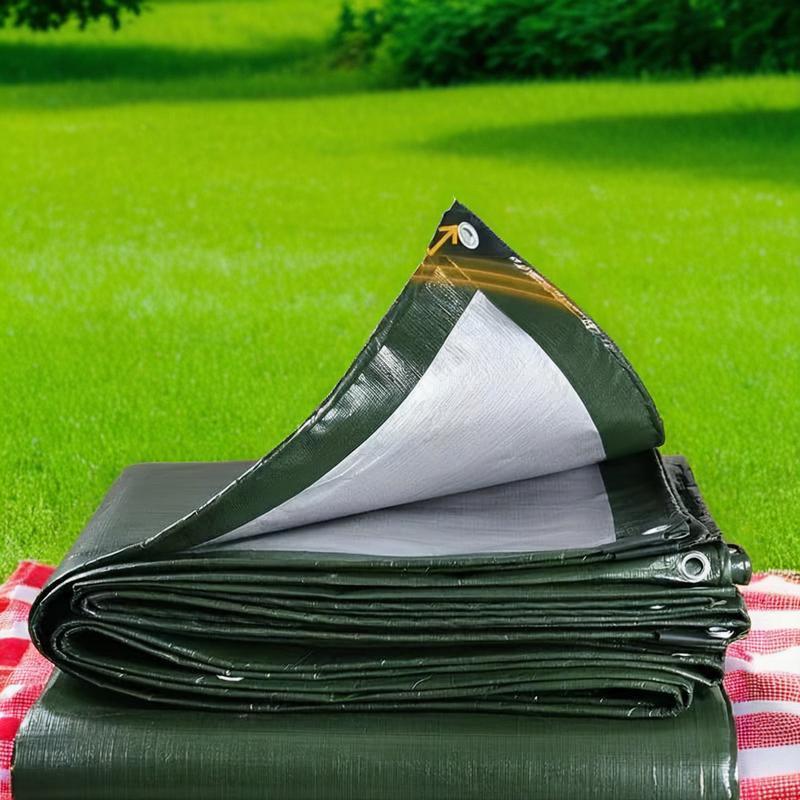 high   waterproof tarp 10 mil extra thick tear resistant and uv resistant reinforced edges and grommets suitable for roofs camping patios swimming pools boats cars and sunshade   use perfect christmas gift ideal new