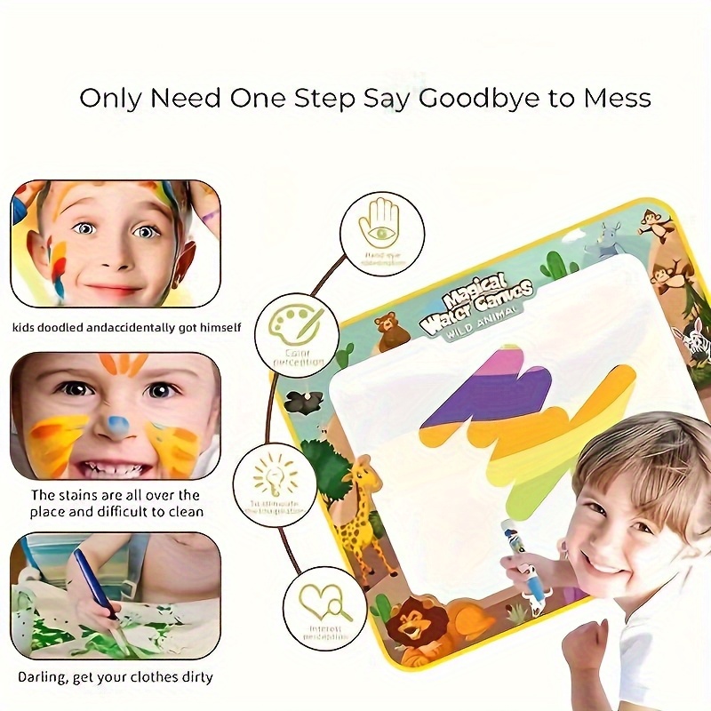 Oversized Painting Art Pad Reusable Watercolor Doodle Mat