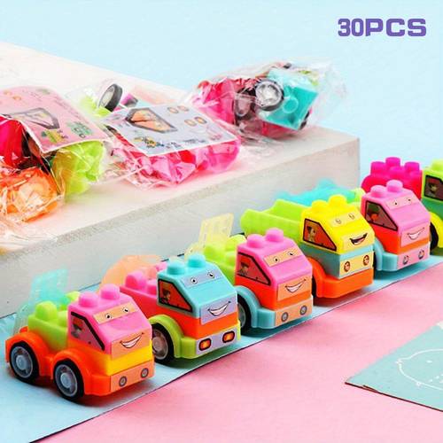 item picture 30pcs creative puzzle building block cars toy construction vehicle for kids birthdays party favor gift classroom prizes kids prizes toys small bulk toy creative small gifts party game holiday game pinata filler birthday candy bag filler graduations celebrations halloween carnival thanksgiving christmas gift random